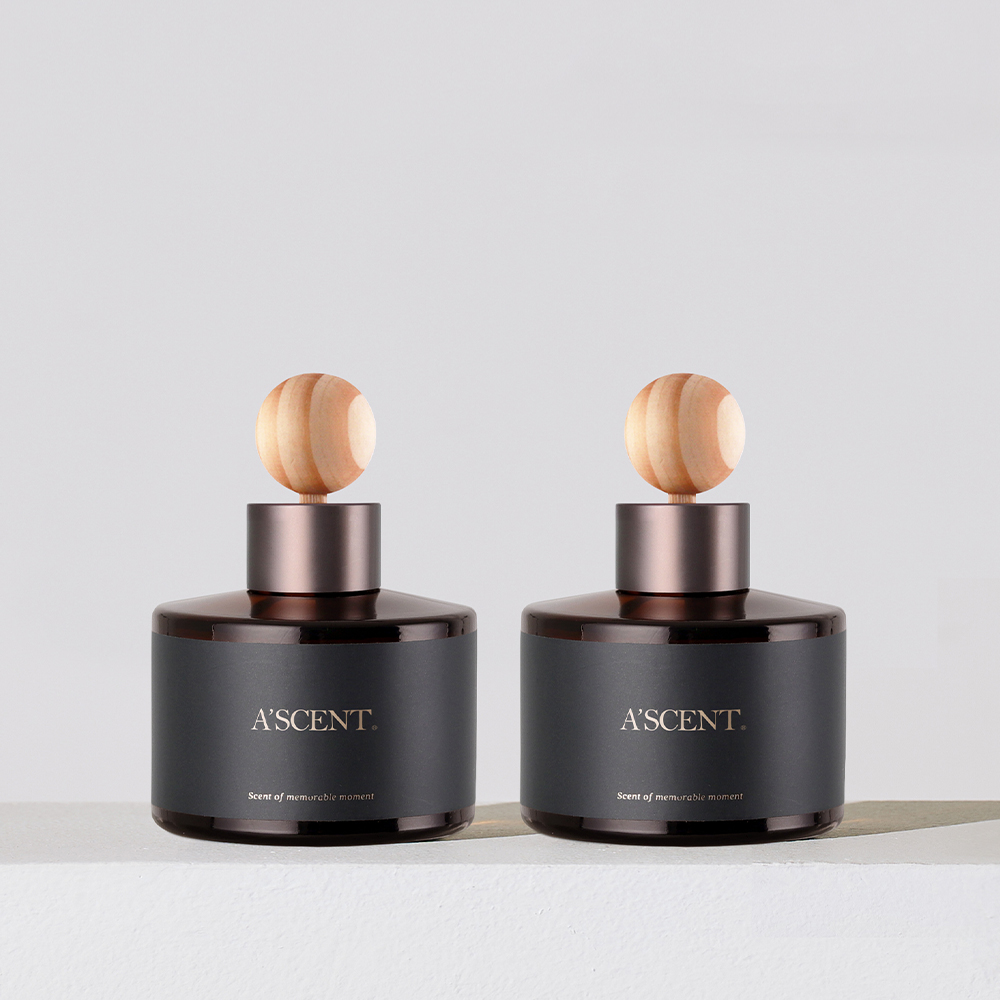 [1+1] 에이센트 차량용 방향제 디퓨저 120ml 총 2개 세트