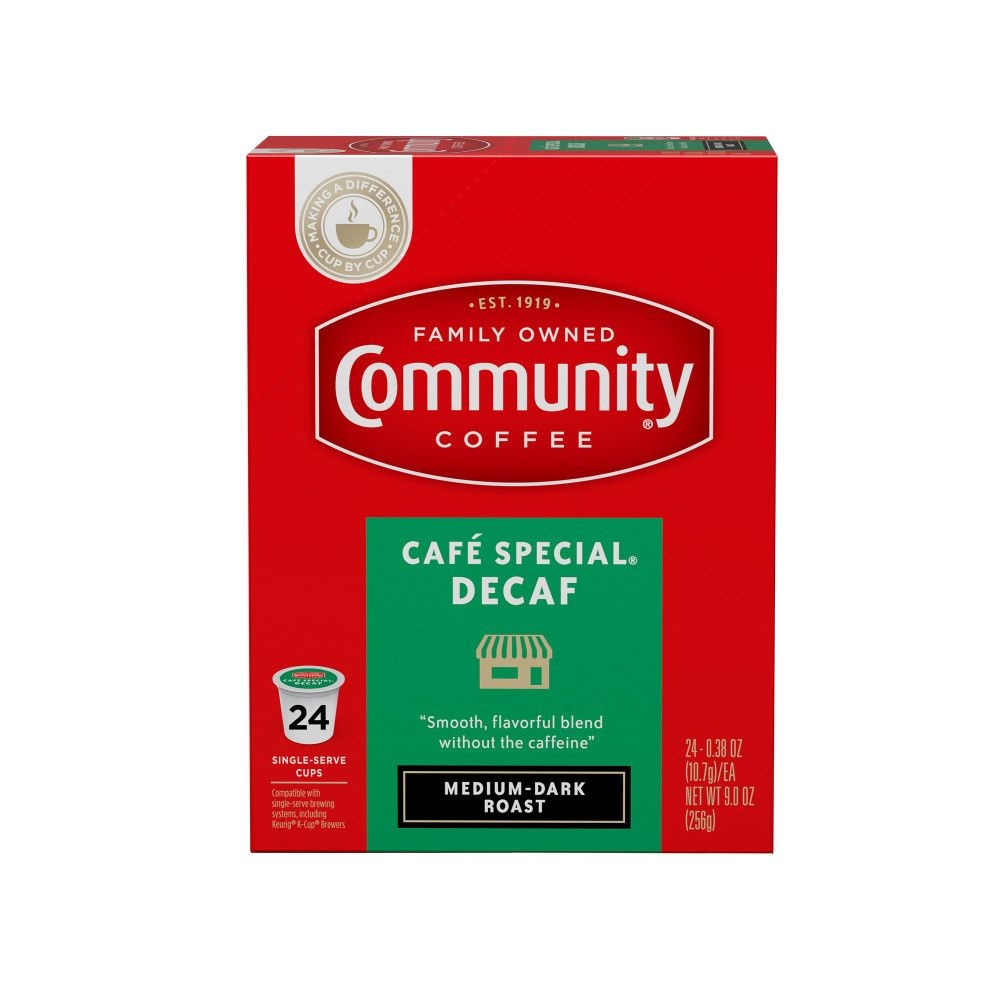 [해외] Keurig Community Coffee Cafe Special Decaf Kcup 미국 큐리그 커뮤니티 커피 카페 스페셜 디카페인 24캡슐
