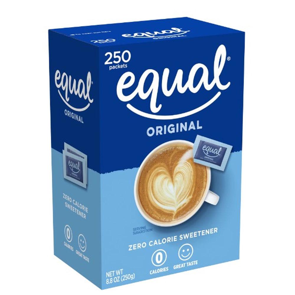 [해외] Equal 이퀄 오리지널 제로 칼로리 스위트너 250개세트