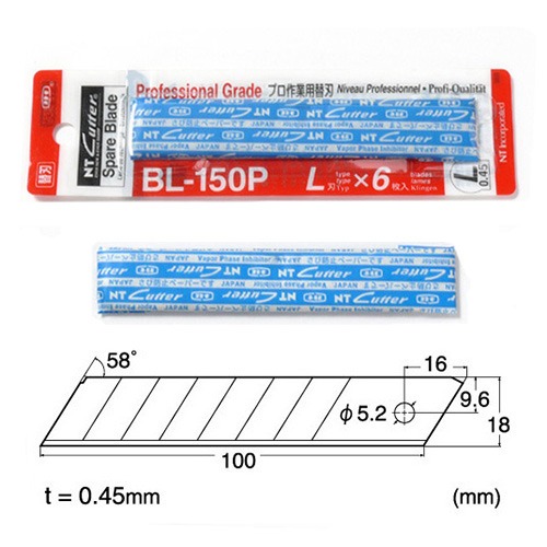 BL-150P/BL-150/NT커터 큰칼날