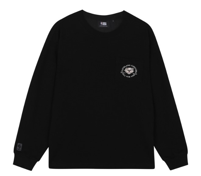 [롯데백화점] NBA 공용 클리블랜드 캐릭터 스몰로고 오버핏 티셔츠 LE1208894398