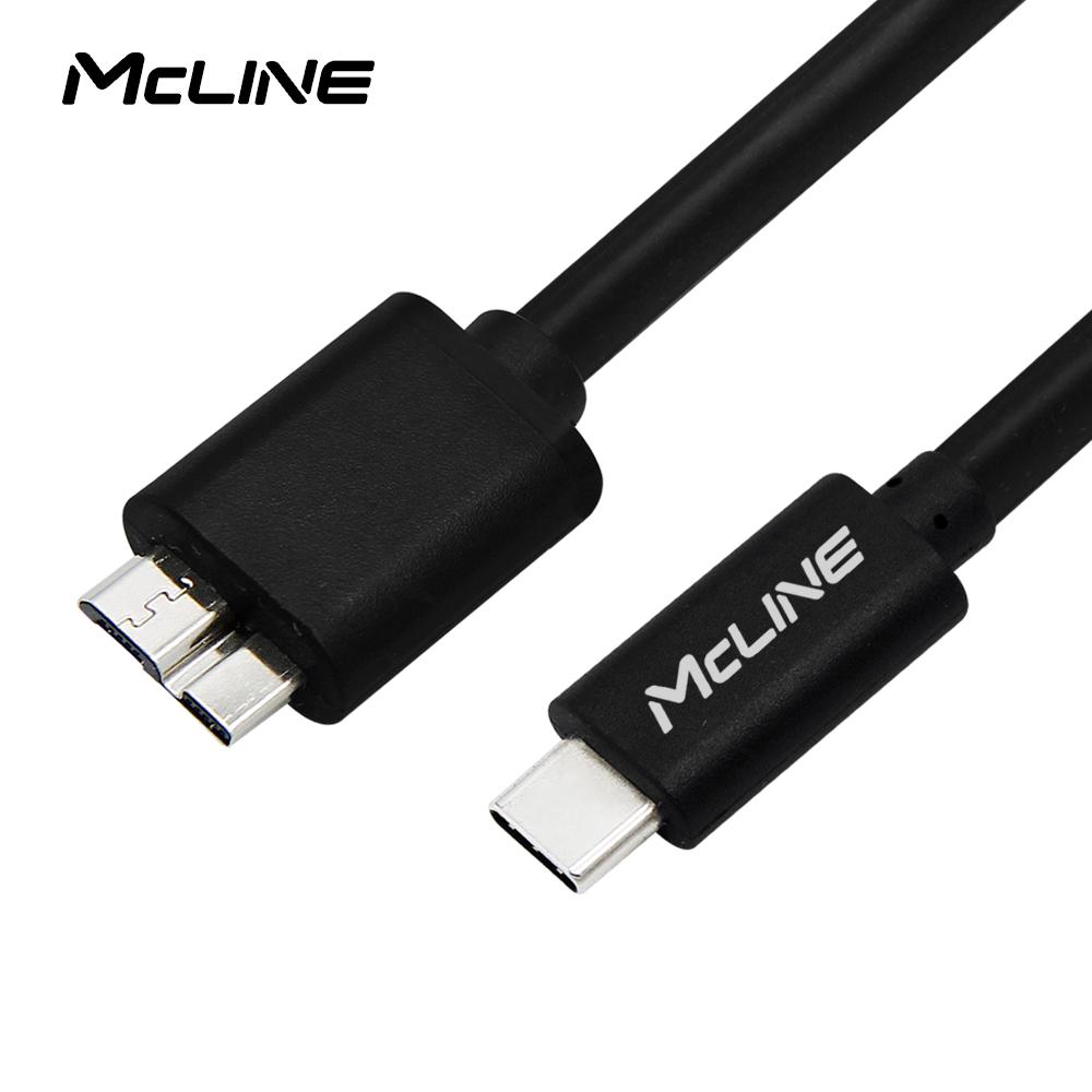맥라인 USB 3.1 Type C to Micro B 1.8m 외장하드 3.0 케이블 도시바 WD 삼성 LG 시게이트 연결
