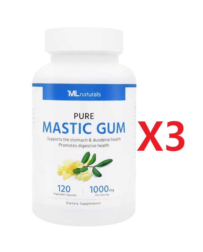 [해외] 마이라이프 내추럴스 마이라이프 매스틱검 메스틱 검 1000mg 120 베지캡슐 3개