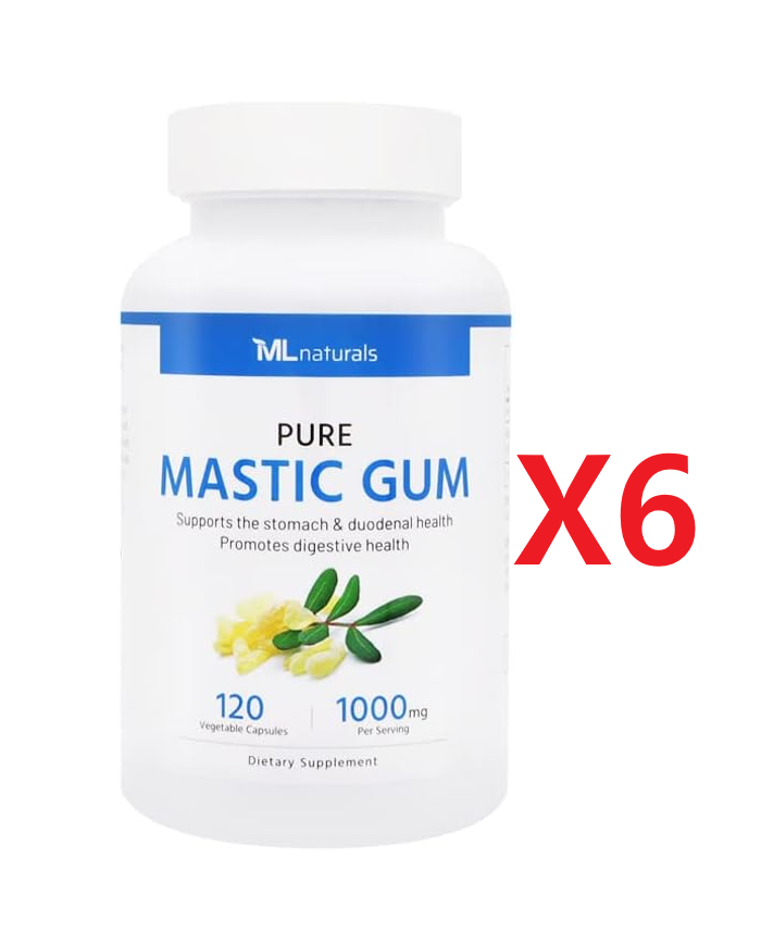 [해외] 마이라이프 내추럴스 마이라이프 매스틱검 메스틱 검 1000mg 120 베지캡슐 6개