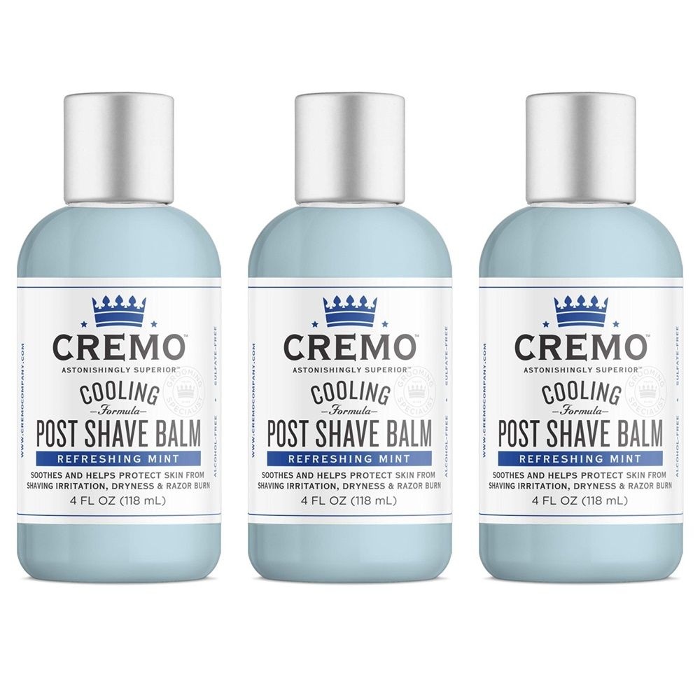 Cremo [해외] Cremo Cooling Post Shave Balm Mint 미국 크레모 쿨링 애프터 쉐이브 밤 로션 크림 118ml 3통