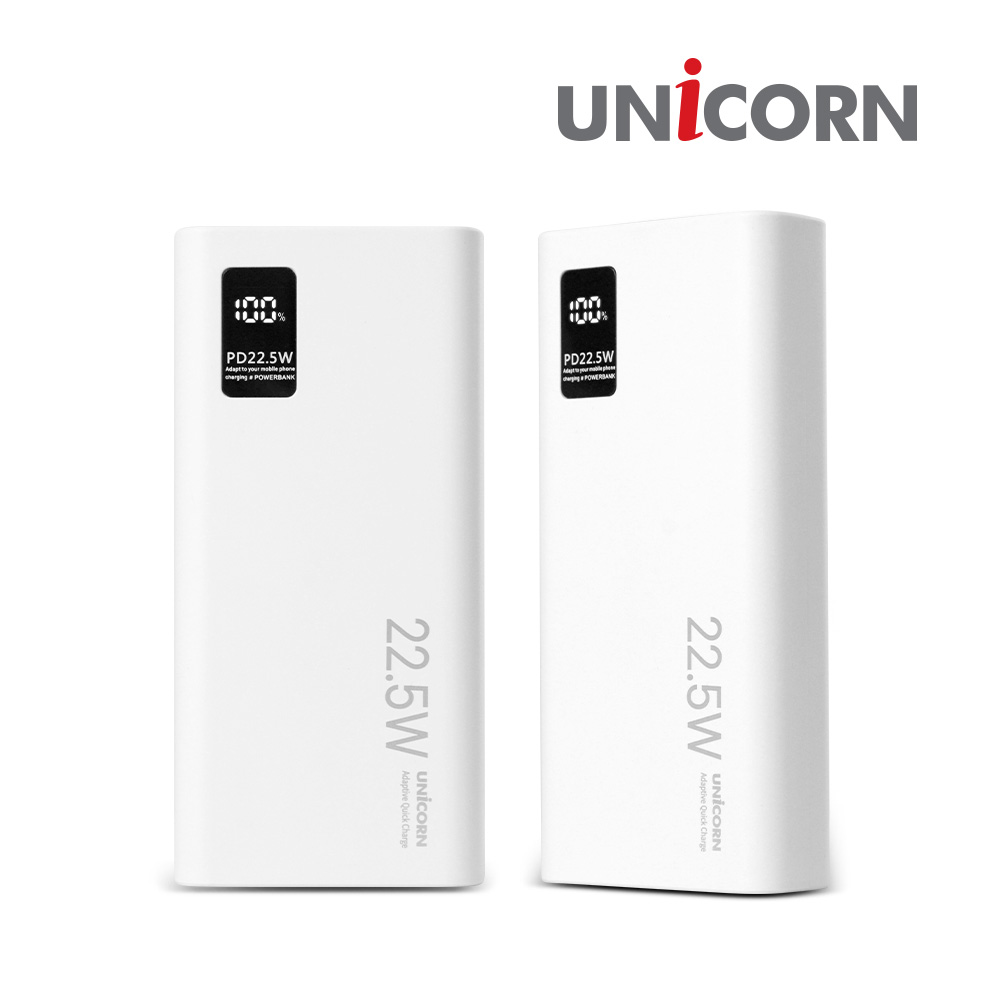 유니콘 대용량보조배터리 20000mAh C타입 PD3.0 고속충전 동시충전가능  PD-20000M (PD-20000M)