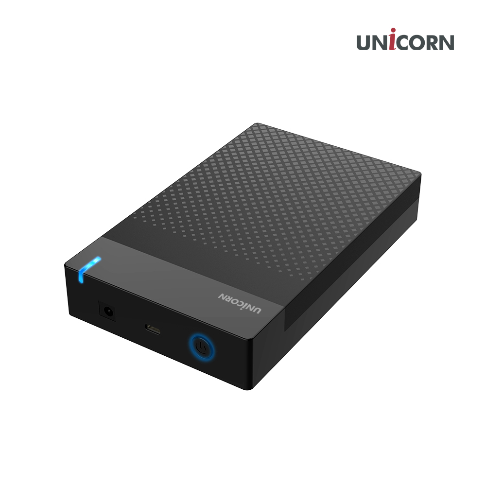 유니콘 HDD-500V A타입 외장케이스 원터치 슬라이드 조립