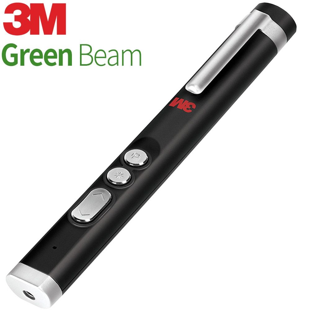3M JC-2700G NEW 그린 레이저빔 무선 프리젠터 이니셜 각인