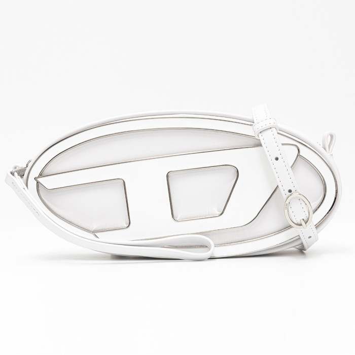 디젤 (당일) 23SS 디젤 로고 1DR-POUCH 화이트 스몰 크로스백 X08754 PR818 T1003