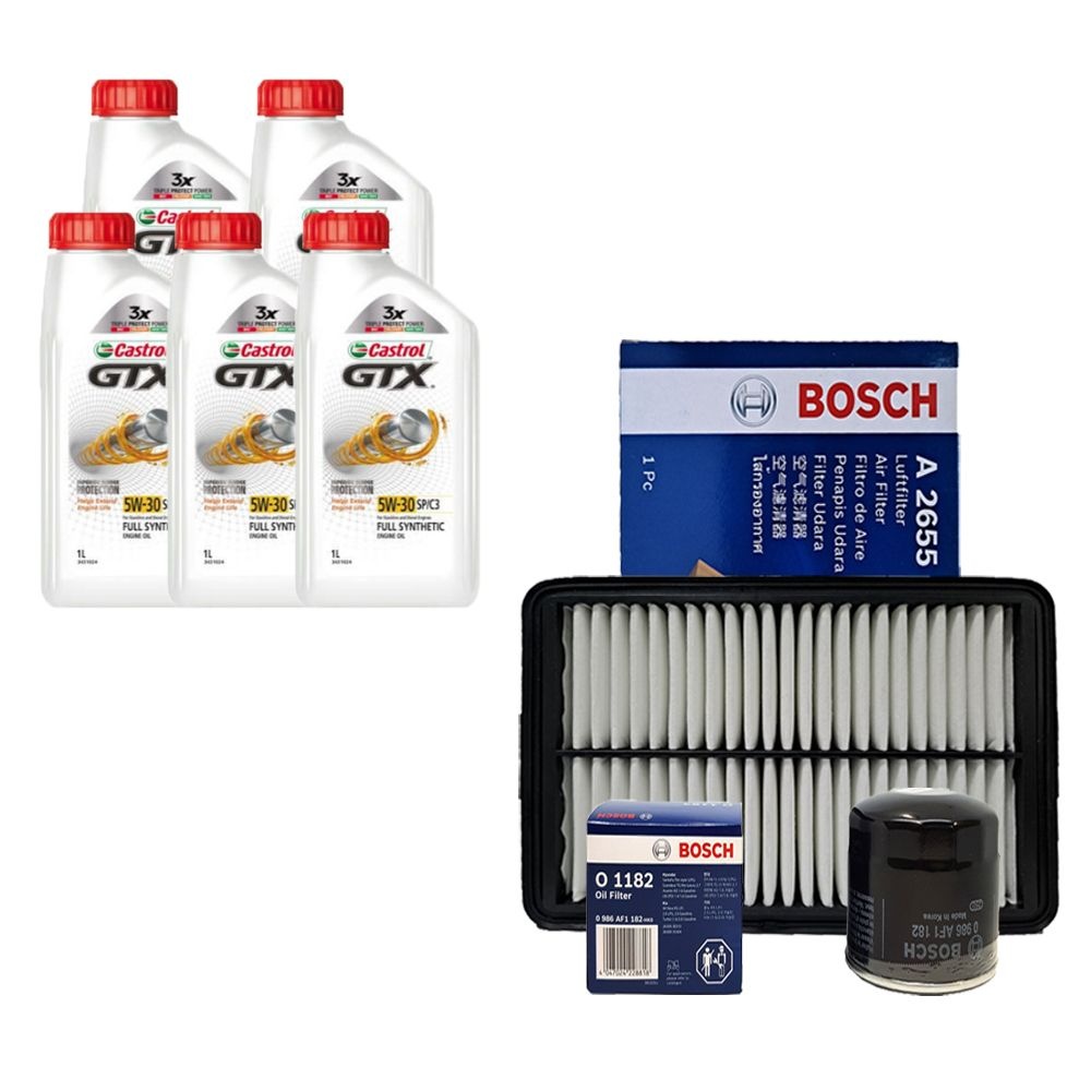 [오늘출발] 캐스트롤 올뉴K3(BD)1.6 가솔린터보 캐스트롤 GTX 5W30(5L)SP/C3 보쉬패키지 1182-2655