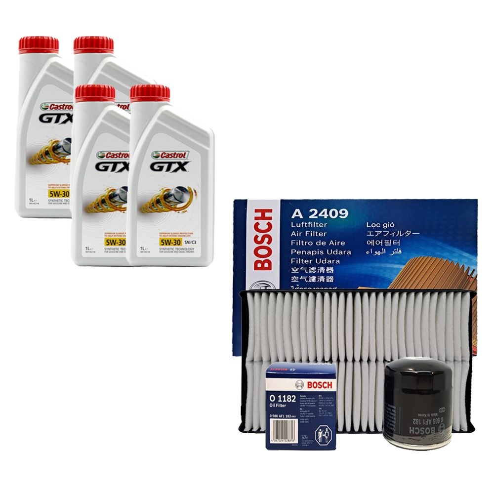 [오늘출발] 캐스트롤 K5 2.0(세타엔진)가솔린 캐스트롤 GTX 5W30(4L)SP/C3 보쉬필터패키지 1182-2409