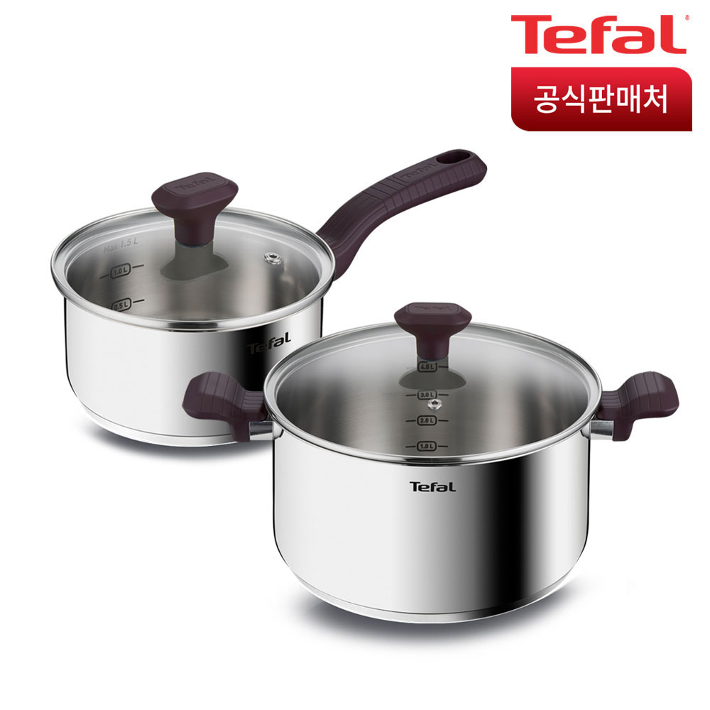 [오늘출발] 테팔 인덕션 테이스티쿡 냄비 2종(편수16+양수24)