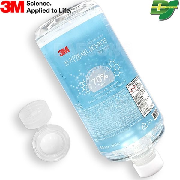LCC 3M 손소독제 새니타이저 겔 70% 대용량 9270 1200ml 1.2L