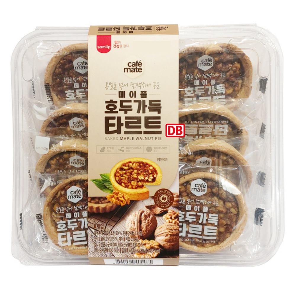 [온세일]삼립 메이플 호두가득 타르트 호두파이 60g x 8개입 고소한 맛 아이 간식 / 코스트코