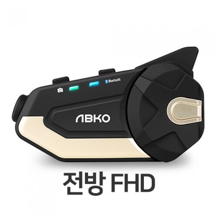 앱코 Tplex 티플렉스 오토바이 헬맷 블랙박스 블루투스 지원 (골드블랙)
