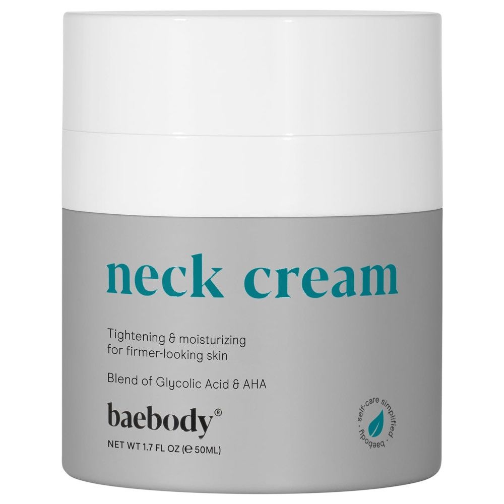 [해외] Baebody Neck Cream AHA CoQ10 Glycolic Acid Green Tea Vitamin C 미국 배바디 넥 크림 아하 코큐텐 글리콜산 녹차 비타민 50ml