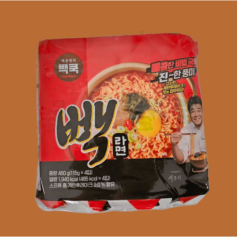 상세설명참조 빽라면 백종원 라면 백라면 115g 4봉 맛있는