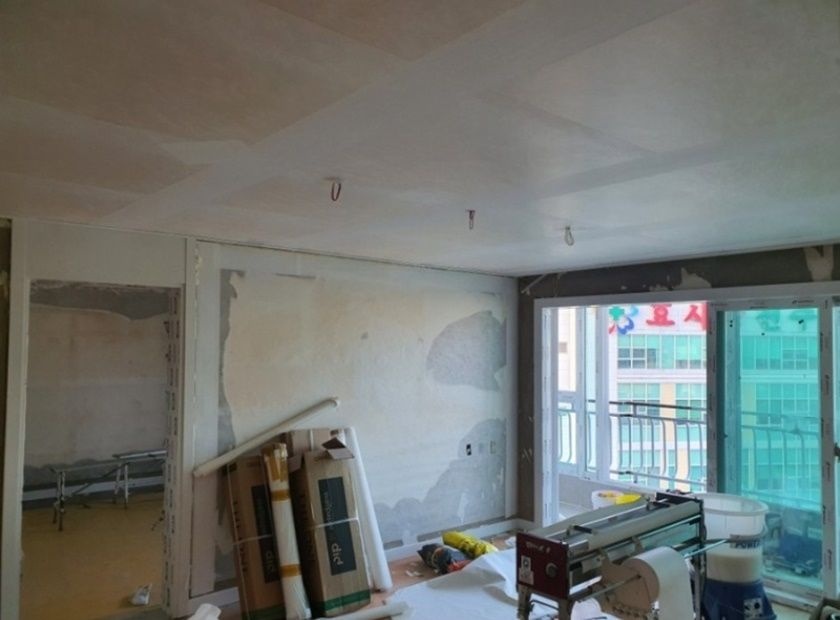 합지벽지 시공상품 34평형 아파트 더원 도배상품 전주서노송동 풍남맨션인테리어