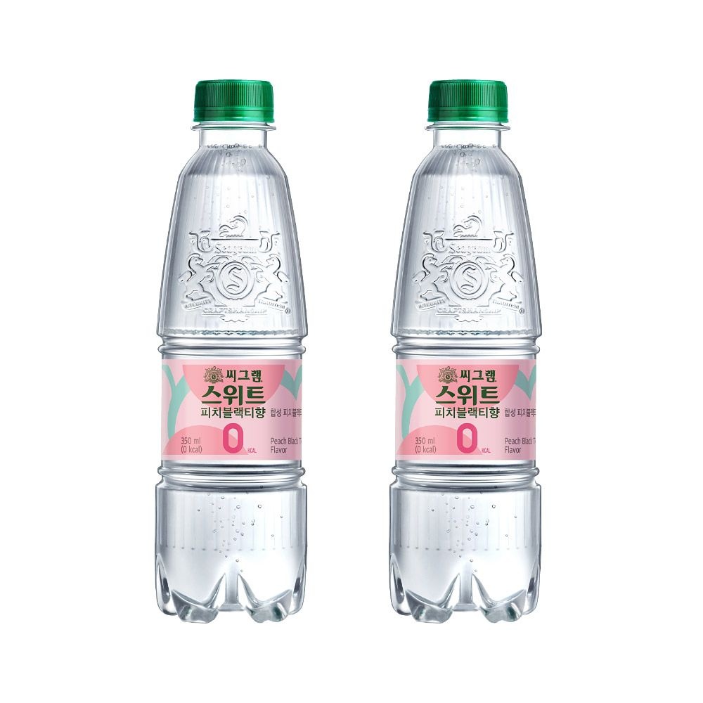 (본사직영) 씨그램 스위트 피치블랙티향 350ml 24개