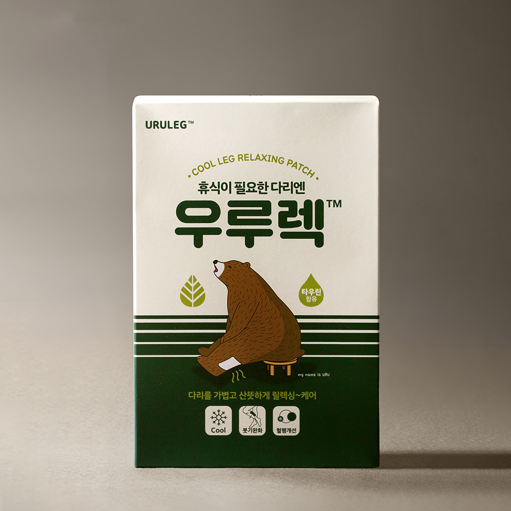 더유핏 (더유핏) 붓기완화 종아리패치 우루렉 60매 + 그물망 6개