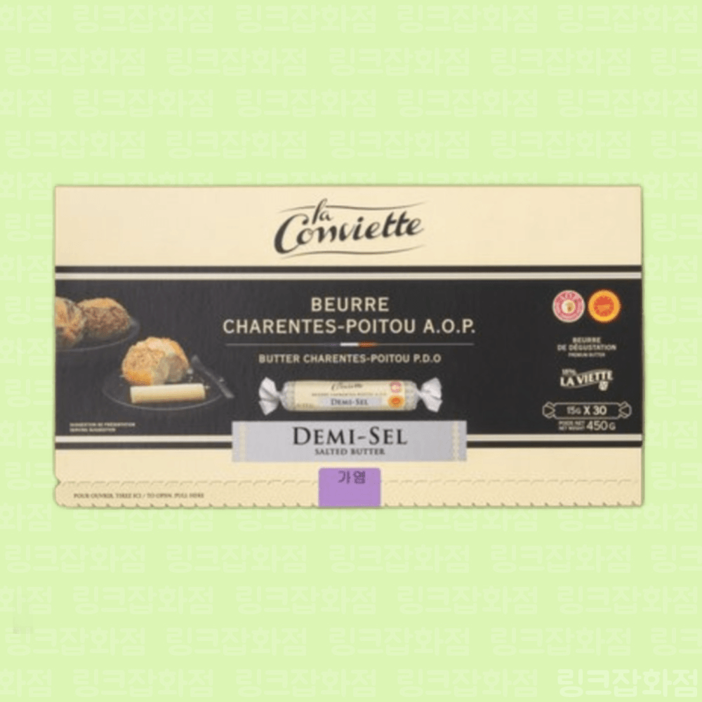 라콩비에트버터 라콩비에트 가염 450g X 1박스 30개입