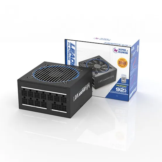 SuperFlower SF-1000F14PE LEADEX VI PRO PLATINUM BLACK (PCIE 5) ATX파워