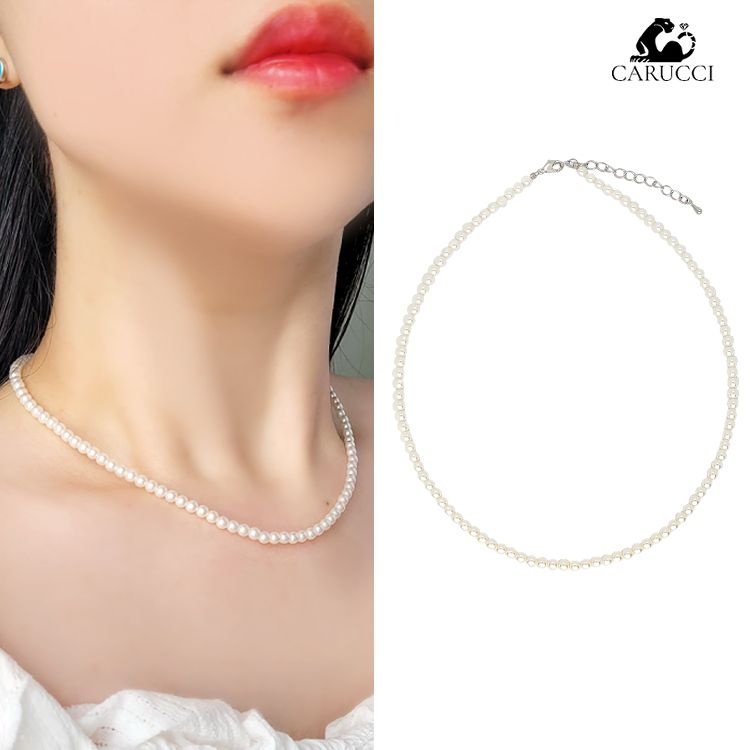 4mm 비너스 진주 초커 목걸이 NK52