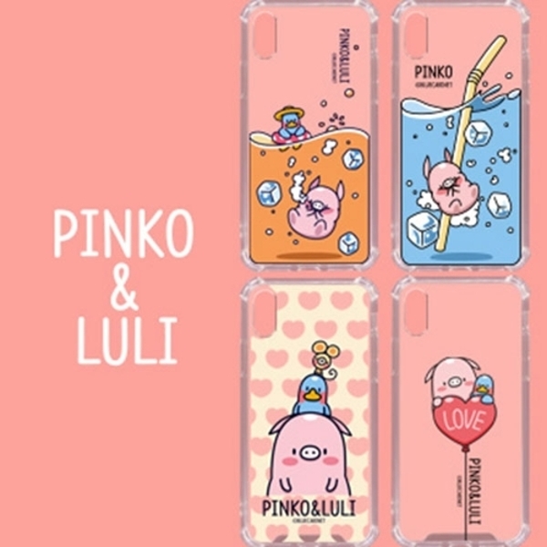 갤럭시A6플러스 2018 핑코앤루리 캐릭터 케이스 SM-A605