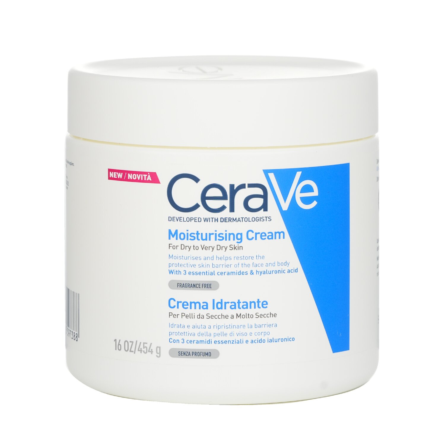 세라비 건조 피부부터 극건조한 피부를 위한 수분 크림 454g/16oz