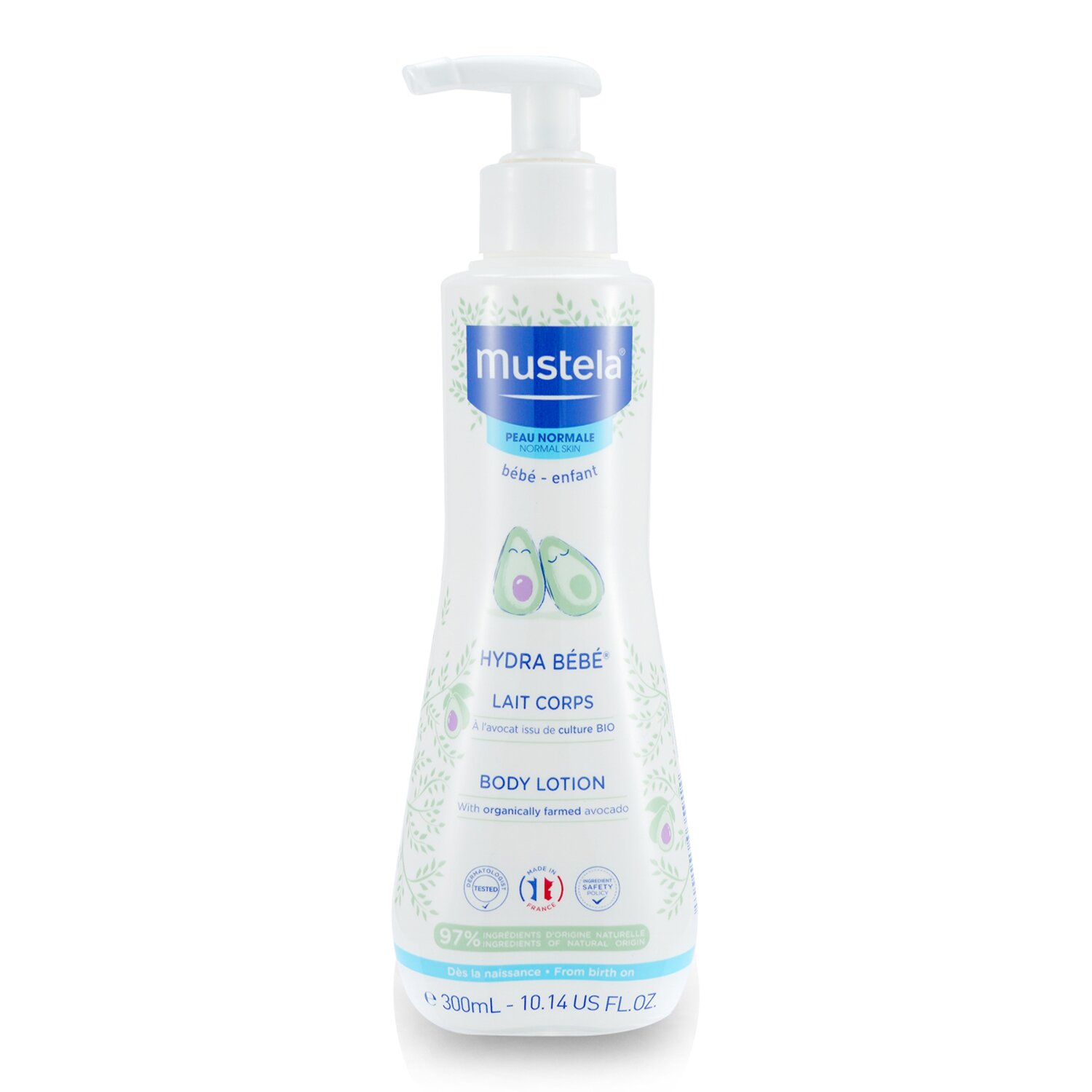 [해외] 무스텔라 하이드라 베베 바디 로션 위드 오가닉 아보카도  300ml/10.14oz