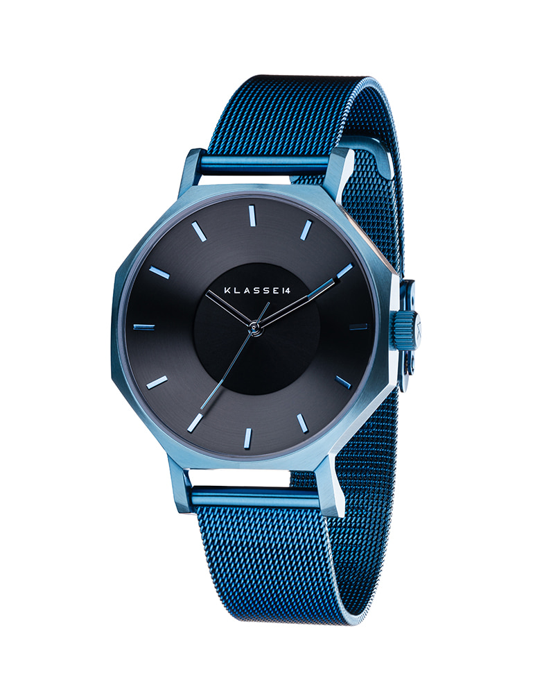 [롯데백화점] 마션틴트 [클라쎄14] 공식수입 남녀공용 블루 메탈시계 WOK20BE001W (36mm)