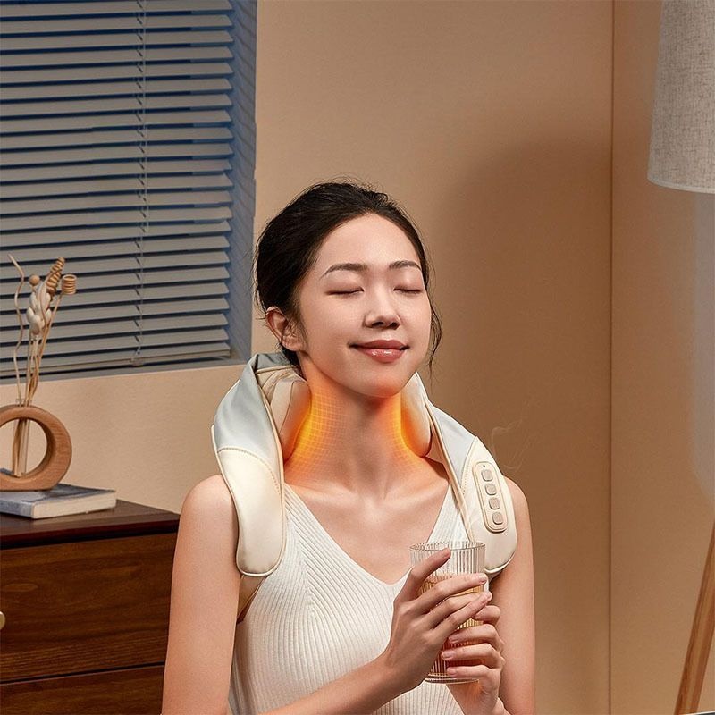 repor [해외] 샤오미 Repor 무선 어깨 목 마사지기 온열찜질 경량 안마기 RP-R4