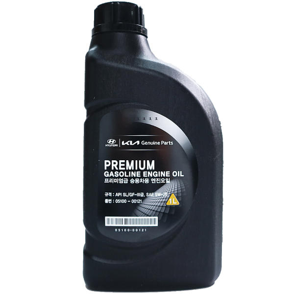 현대모비스 순정 프리미엄급 가솔린엔진오일 5W-20 1L