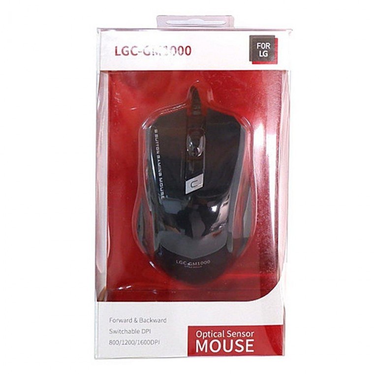LG 마우스 LGC-GM1000  센서 게이밍 그립감좋은