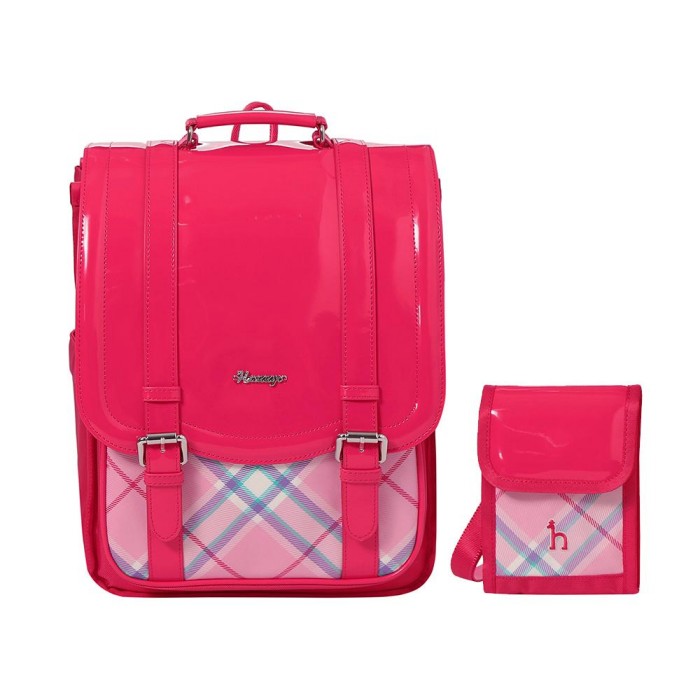 헤지스 키즈 헤지스키즈 체크 란도셀 책가방 (크로스백 세트) (HTS60UP51M_CP)
