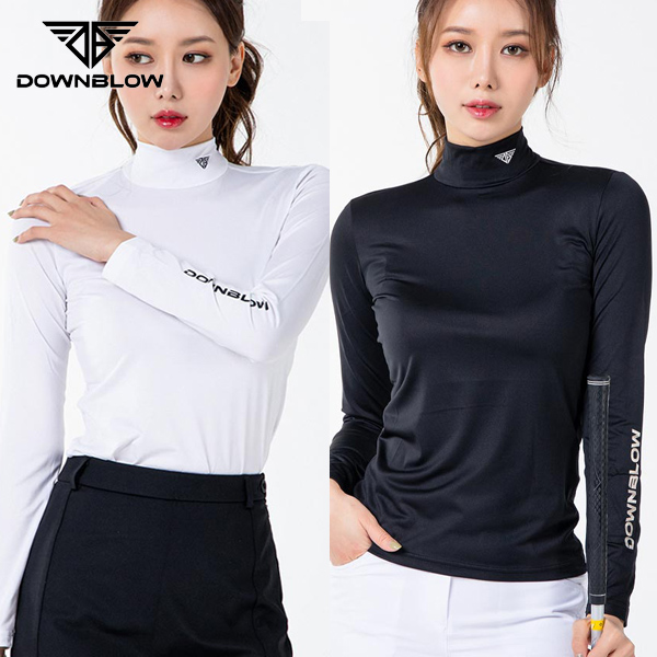 [제이비컴퍼니] 다운블로우 여성골프웨어 기능성 이너웨어 티셔츠 여자골프옷 골프이너