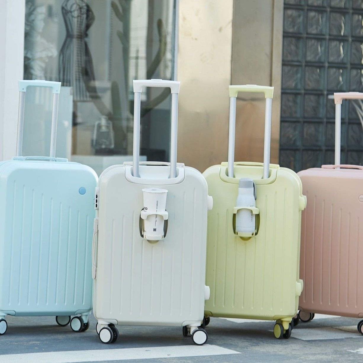 트리블 [당일출고/리뷰이벤트] 라운드 USB충전 모던 캐리어 기내용 20인치 26인치