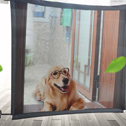애견 매쉬 안전문 접이식안전문 주방안전문 안전가드 현관 칸막이 펫도어 베이비룸 반려동물 가출방지
