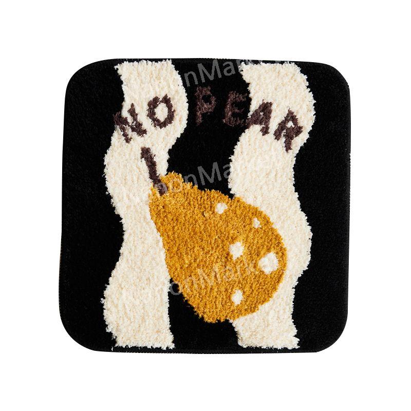 [해외] 의자매트 의자방석 미끄럼방지 40cm 사각 원형 하트 인테리어