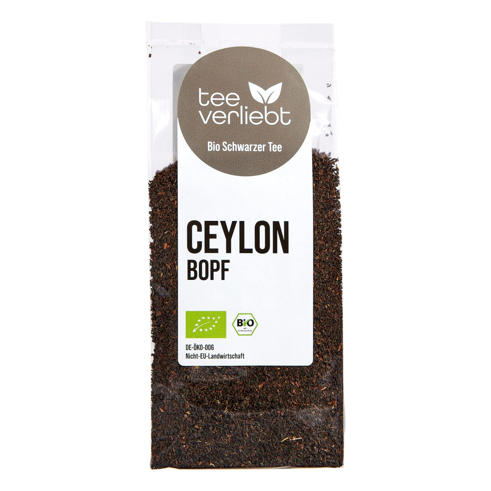 [해외] Teeverliebt 유기농 실론 차 루스 홍차 100g x 4팩