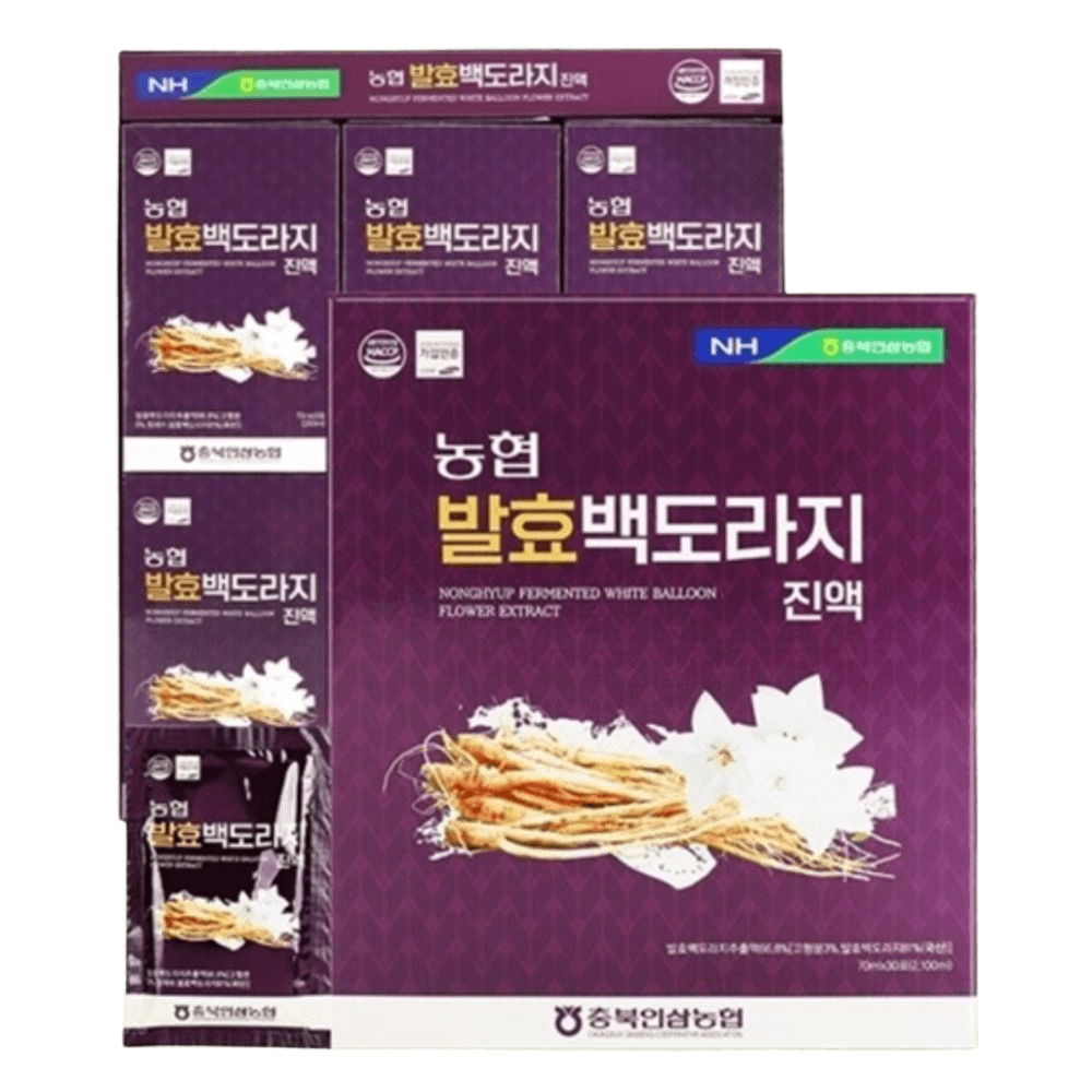 충북인삼농협 농협 발효백도라지 진액 70ml X 30포 X 1박스
