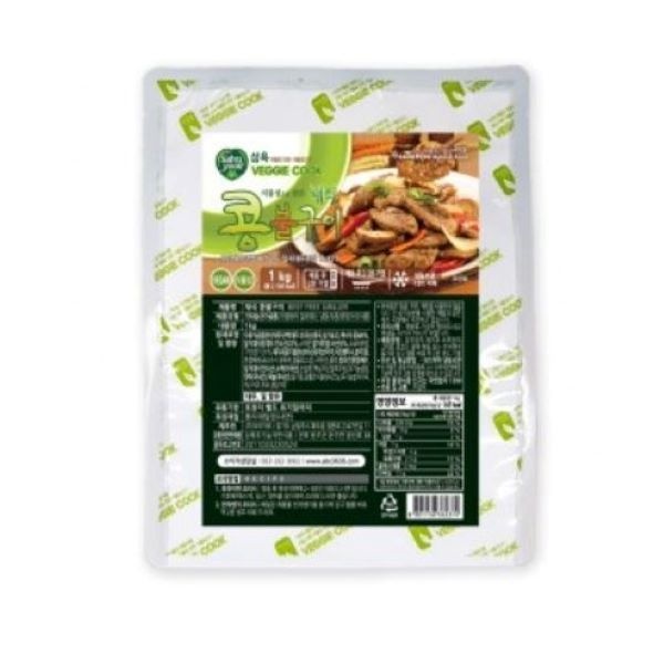 베지테리언 비건을 위한 채식 대체육 콩고기 반찬 삼육 채식 콩불구이 1kg