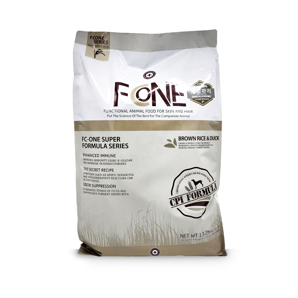 에프씨원 현미오리 6kg 가수분해 알러지케어 체질개선 다이어트 노견 시니어 소화잘되는 강아지사료