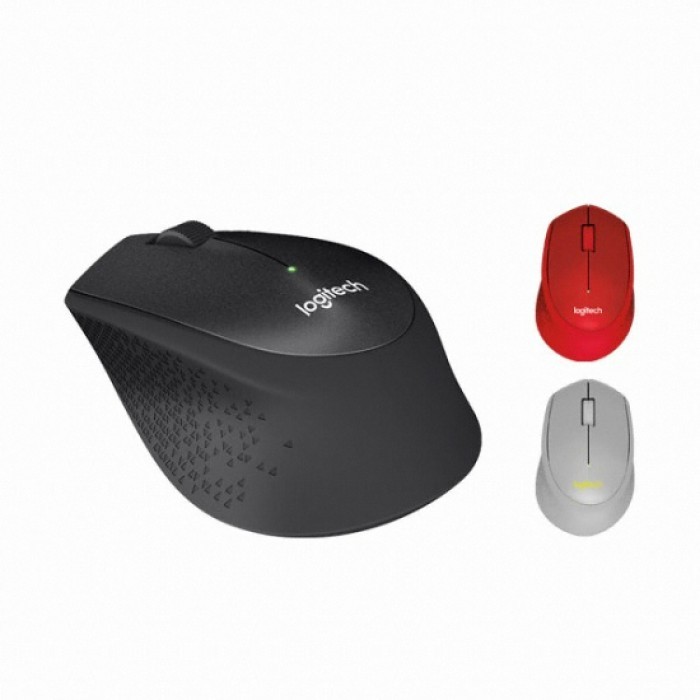 로지텍 M331 무소음 무선 광 마우스 (그레이)