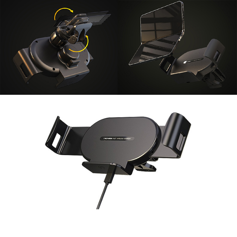 액티몬 Z폴드 호환 차량용 와이드 무선 충전기 15W