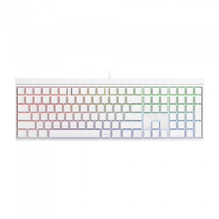 체리키보드 체리 CHERRY MX BOARD 2.0S RGB 기계식 게이밍 키보드 (화이트, 청축)
