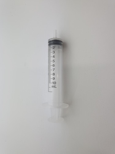 자체제작 주사기 10cc 10ml 실험용 일회용 주사기 (무침) eo멸균
