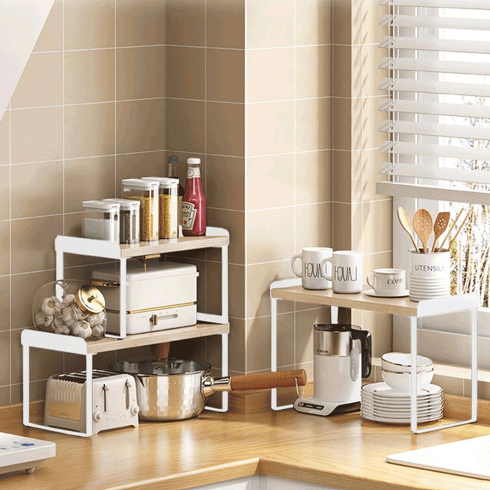 브이앤비리빙 데이앤데이 다용도 사각 우드 선반