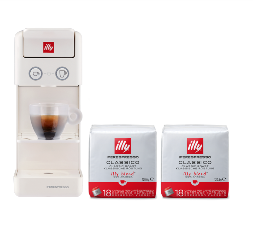 [해외] 일리 Y3.3 캡슐 커피 머신 + 캡슐2팩  독일 내수용 집들이선물