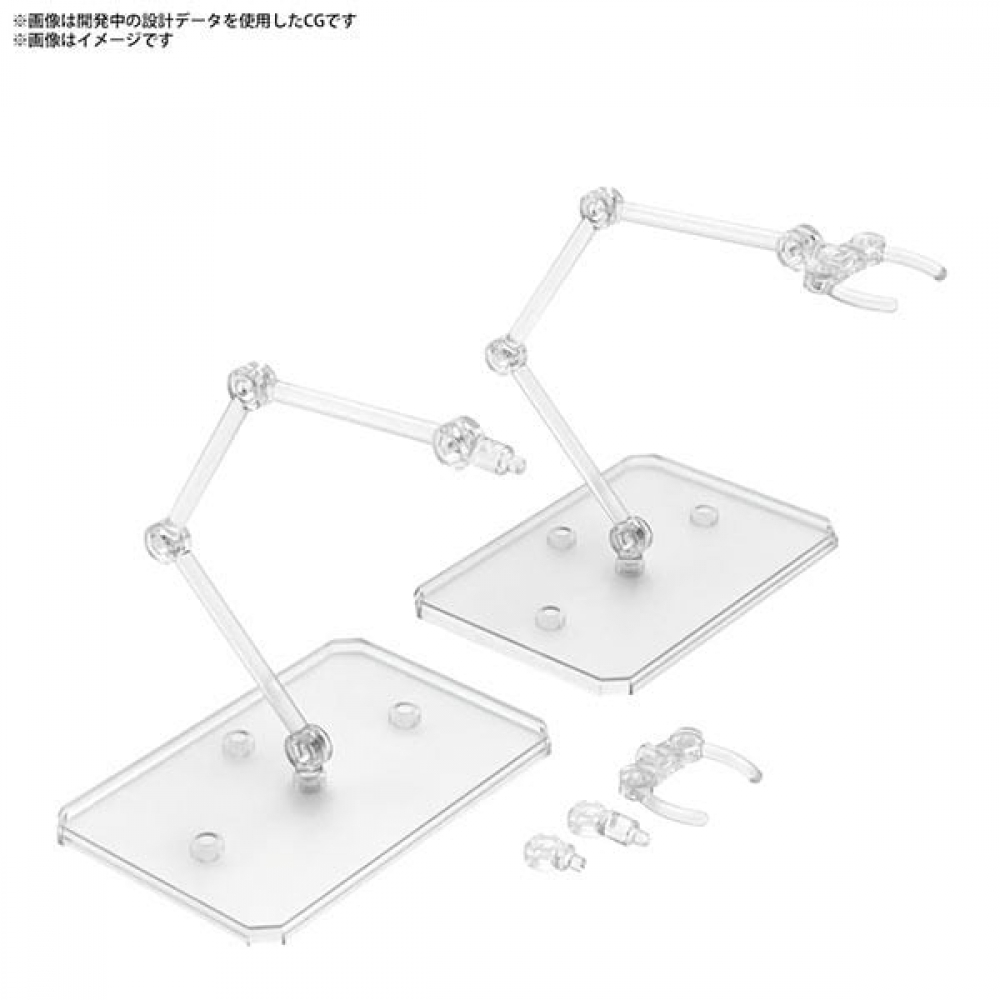 [해외] 반다이 스피리츠 액션 베이스 6 클리어 컬러 [2023 10 재제작 프라모델 부품]